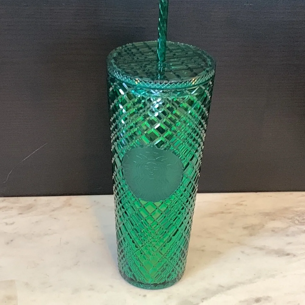 Starbucks 2021 Winter Jeweled Venti Tumbler Cold Cup 24 oz.